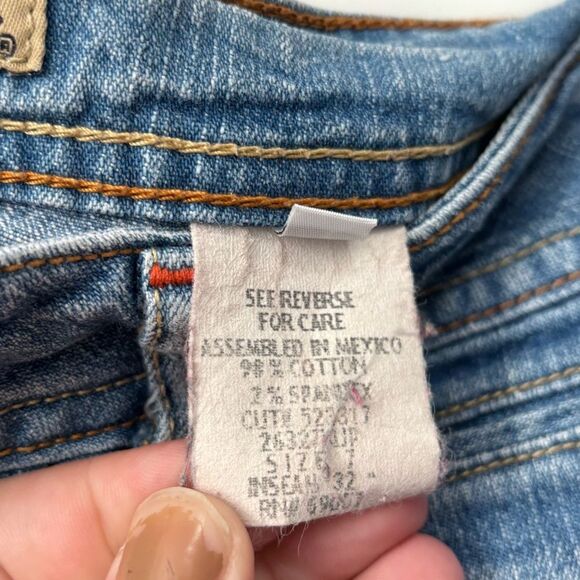 Paris Blues Light Blue Low Rise Y2K Jeans Size 7 - Picture 3 of 5